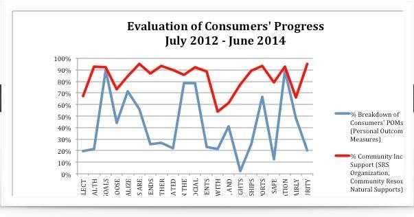 Evaluation of Consumers' Progress July 2012–June 2014